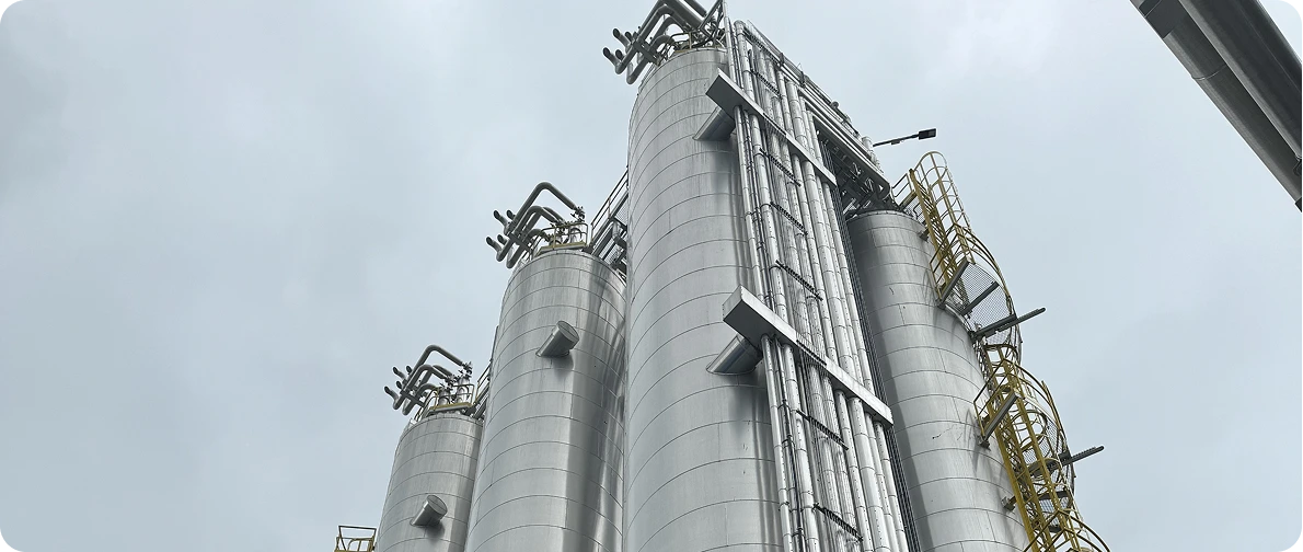 Industrial biogenic CO₂ production