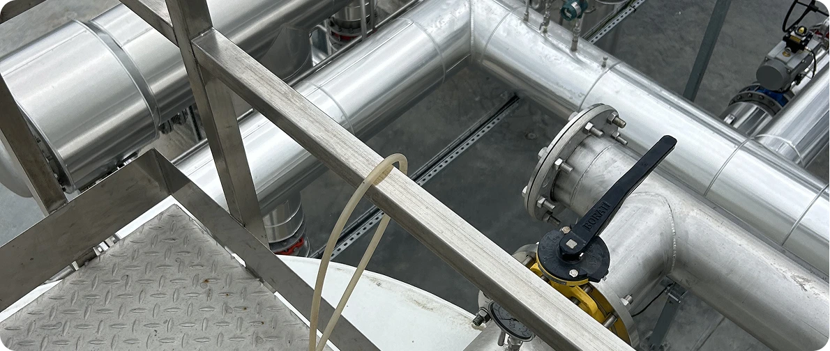 Containerized CO₂ module installation