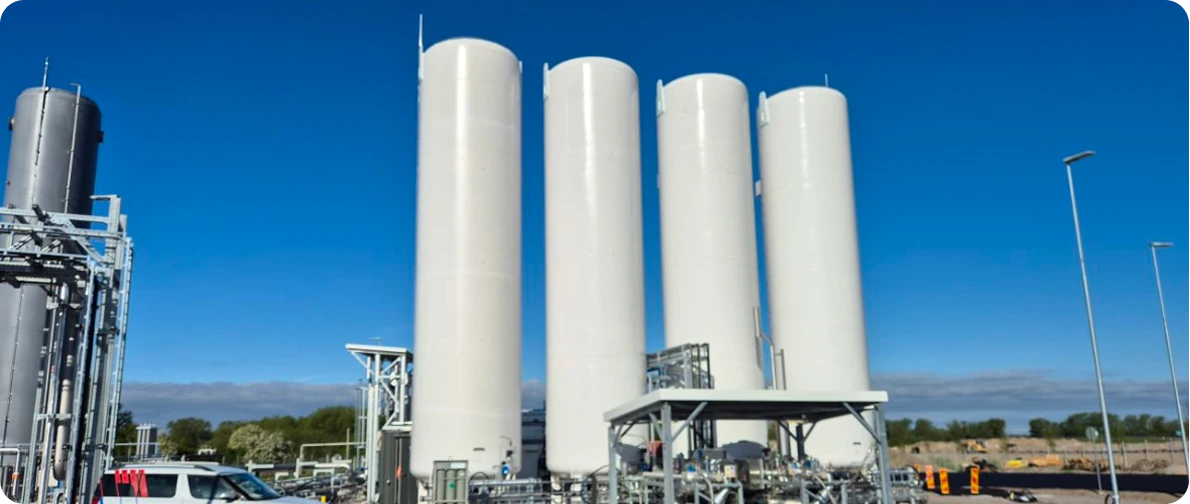 Biogenic CO₂ capture at biogas plant