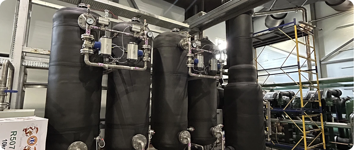 Pre-assembled modular CO₂ processing unit