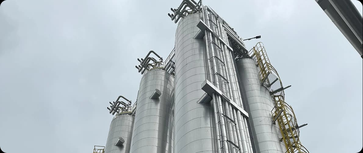 Industrial biogenic CO₂ production