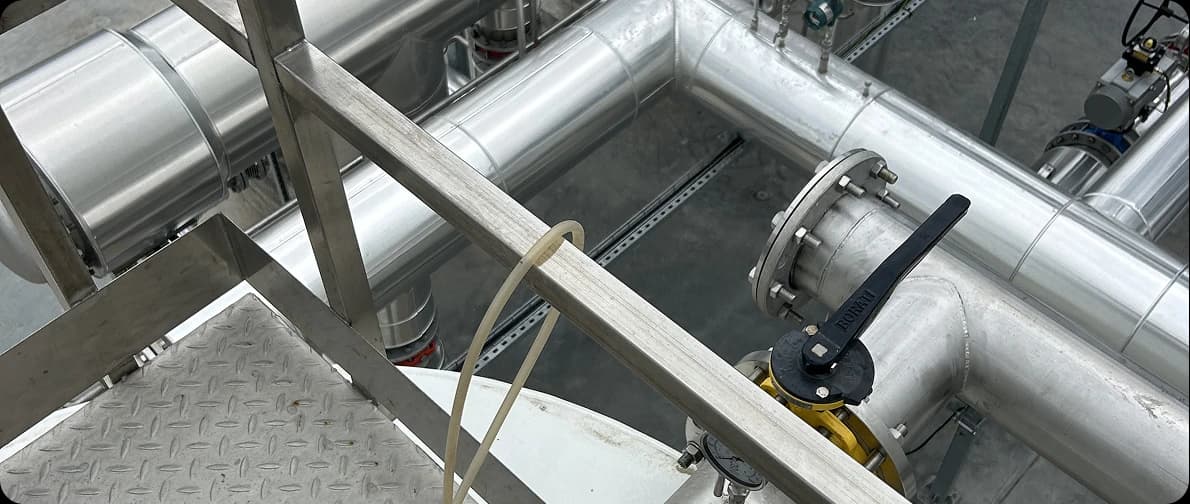 Containerized CO₂ module installation