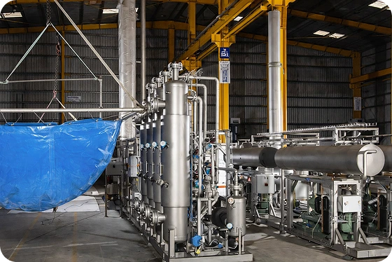 Full-cycle CO₂ production and supply